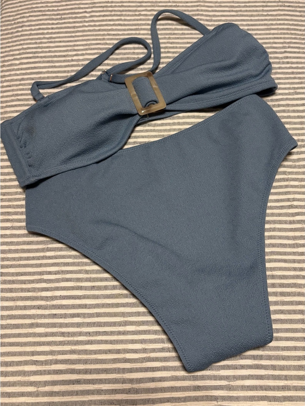 Shade & Shore Blue Bikini with Neutral Lining